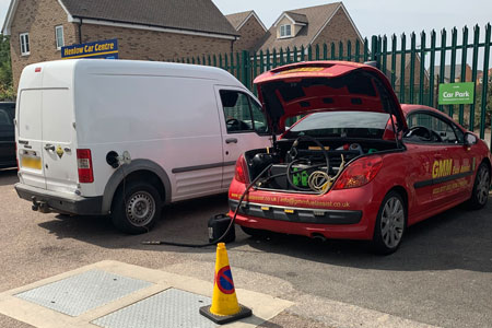 Petrol in Diesel Van Fixed